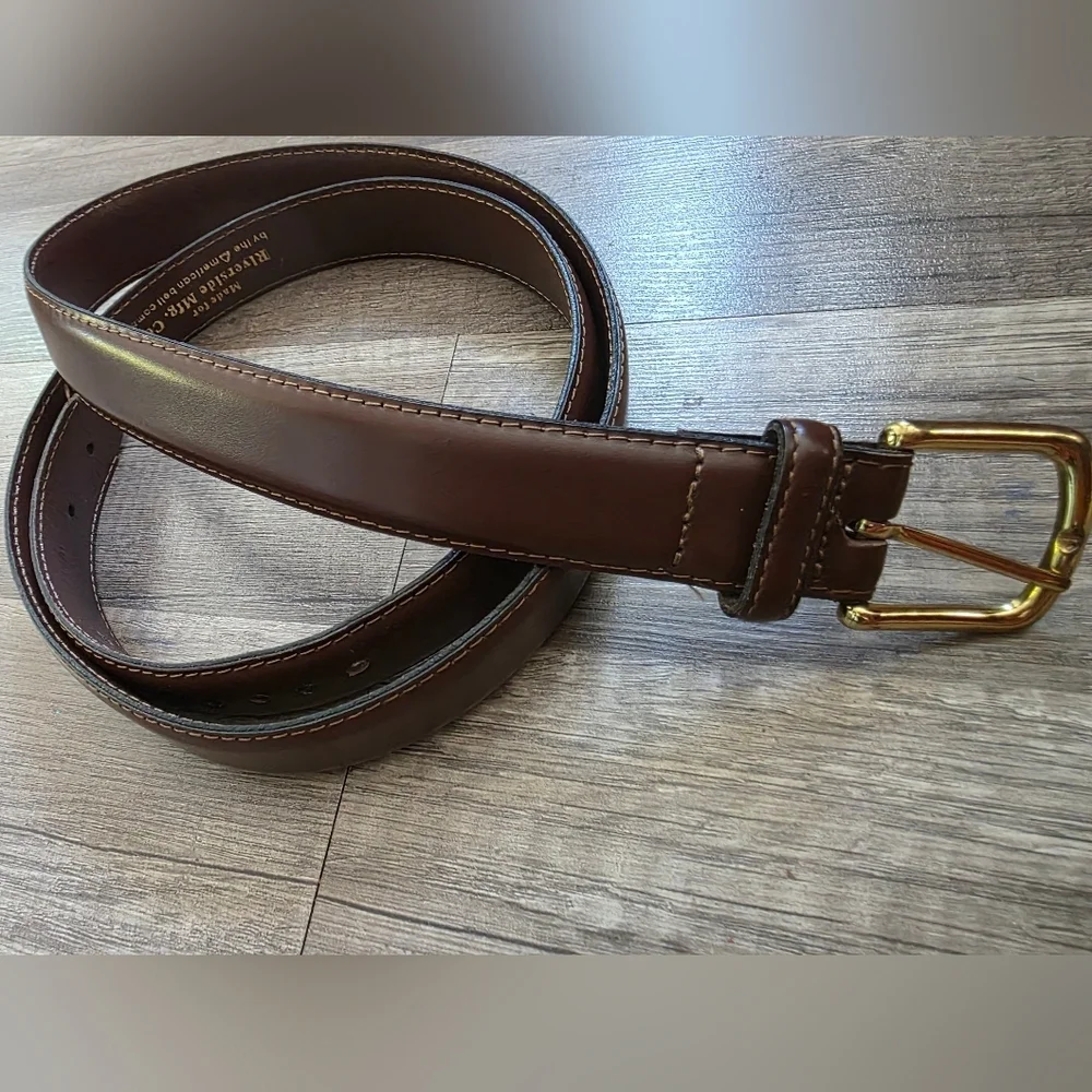 Riverside Genuine Leather Belt Brown For Al Classy Mens 54